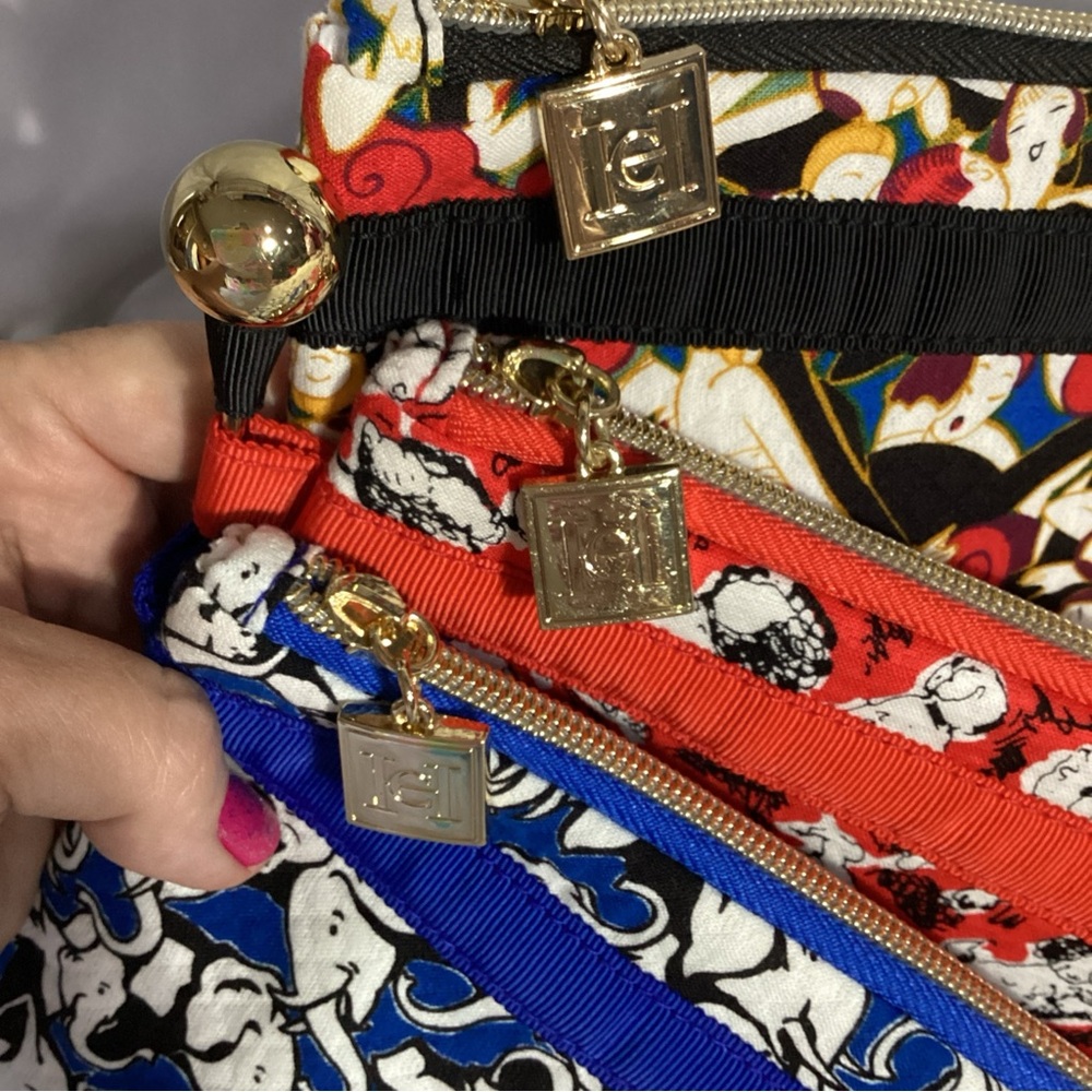 SOLD…….NWOT Nieman Marcus/ Target/ Carolina Herrera 3pc Quilted Travel Bags - Picture 13 of 15